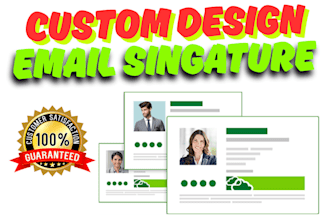 convert email signature designs to HTML for outlook, gmail, and apple mail
