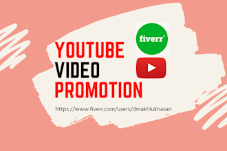 do professional youtube video promotion