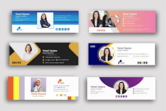 design html clickable professional gmail, outlook, apple, email signature