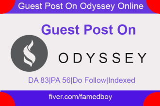 write and publish a guest post on da 83