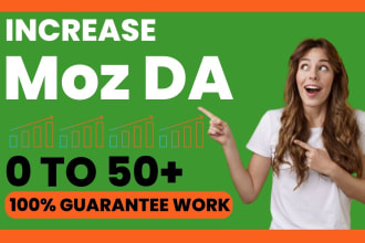 do increase moz da with high quality backlinks