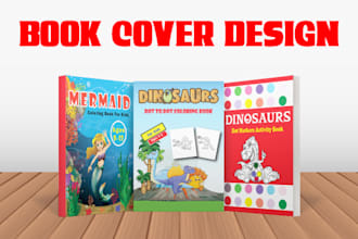 design amazing KDP book cover for a paperback or ebook