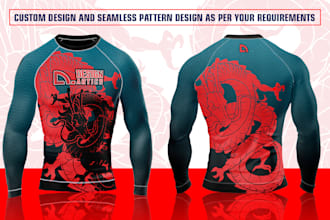 design full sublimation custom rash guard, sports apparel
