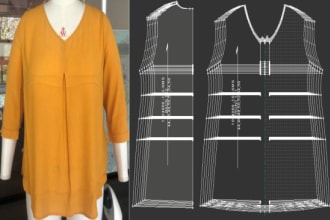 make sewing pattern template for clothing
