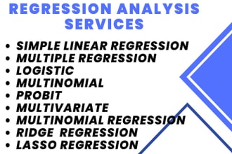 do linear, multiple, and logistic regression analysis using statistical tools