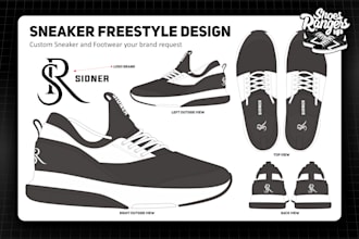 create shoes lifestyle design, sneaker freestyle custom
