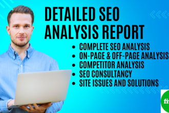 detailed website SEO audit report, competitor site analysis