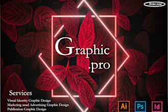 do top rated graphic design work and digital work for you