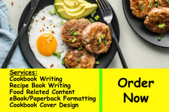 write keto diet recipes, cookbooks, ebooks and meal plan
