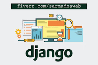 develop web app using django framework
