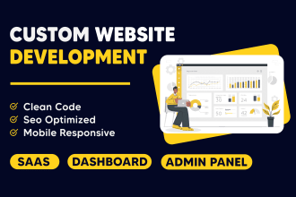build custom crm dashboard for web, mobile app react next js