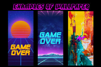 do a wallpaper for your smartphone with the right resolution
