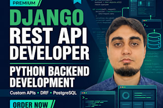 develop python rest apis and backends with django