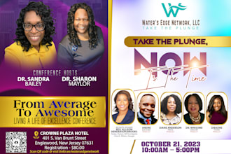 design a world class church flyer, postcard and posters