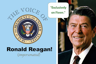 do a president ronald reagan impression voice over