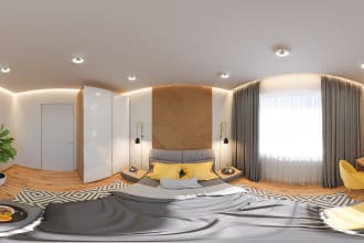 360 render panoramas for virtual reality