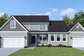 an exterior rendering of american home