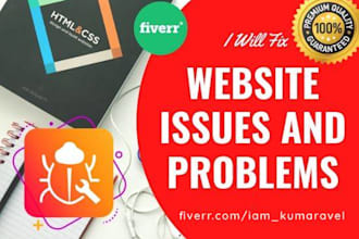 do HTML, CSS, wordpress website bug fixing within 8 hours