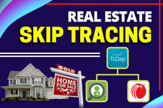 do bulk skip tracing for real estate business