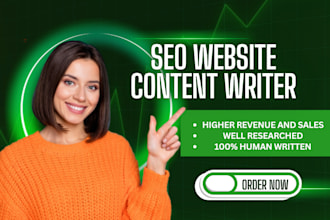 be your website content writer for SEO copywriting