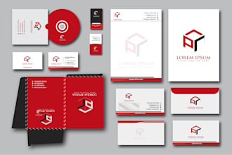 design business card, letterhead and stationery items