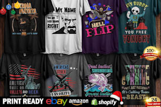 make typography t shirt design and custom t shirt designs