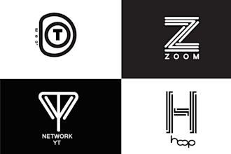 design professional unique wordmark lettermark text based logo