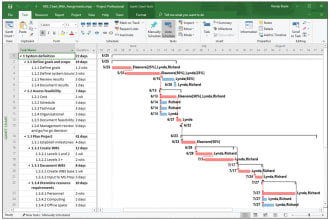 create gantt chart with microsoft project