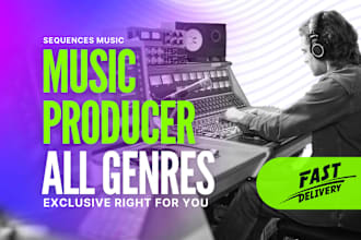 be your professional music producer for edm or pop music