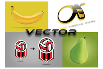 do vector illustrations, image tracing and logo creations
