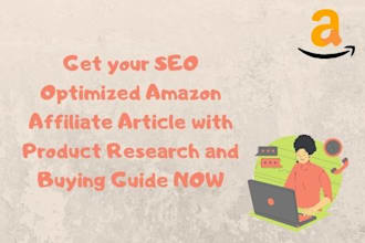 write SEO optimized amazon affiliate article buying guide