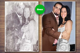 restore old photos, old photo restoration and retouching