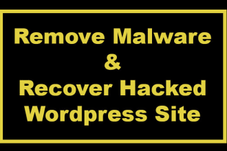 recover hacked wordpress site, remove virus, malware, blacklist