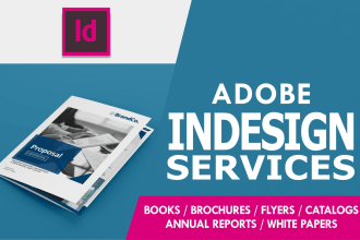 create any adobe indesign project