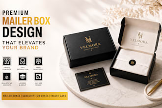 design custom mailer box and subscription box packaging