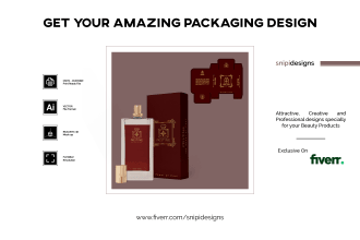 do product packaging, mailer box and label design