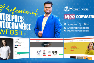 develop ecommerce website using woocommerce online store