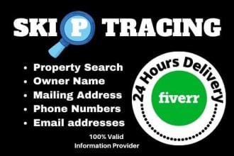 provide skip tracing for real estate business