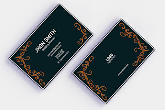 create professional and unique business card design