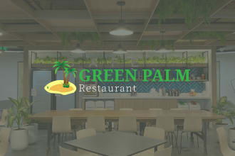 design unique minimal creative transparent logo for your  company