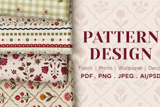 create seamless and print ready patterns
