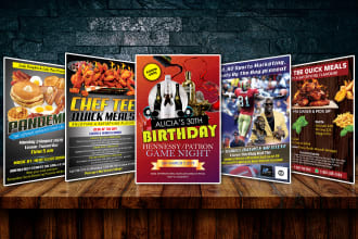 party, event, club flyer or poster design