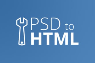 convert PSD to responsive html template