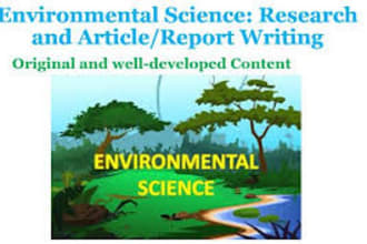 write on environmental engineering and sustainability work