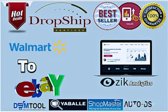 professional walmart to ebay amazon dropshipping listings