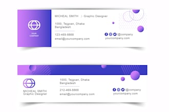 create clickable email banner, email signature, web banner
