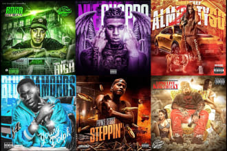 design album cover artwork, mixtape cover or single cover