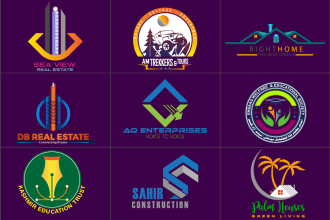 design best tourism, travel, sports and property logo