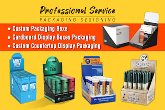 design display box, pdq box and tray