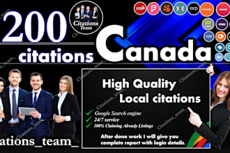 do canada local citations